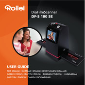 Rollei Diafilmscanner DF-S100 SE Mode D'emploi