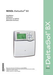Resol DeltaSol BX Mode D'emploi