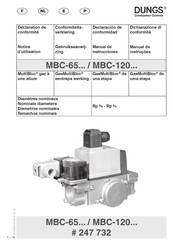 Dungs GasMultiBloc MBC-120 Serie Notice D'utilisation