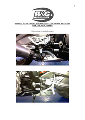 R&G RSET01BK Instructions De Montage