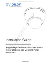 Avigilon DOME-INDE-PLT Guide D'installation