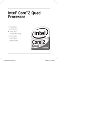 Intel Core 2 Quad Instructions D'installation