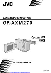 JVC GR-AXM 270 Mode D'emploi