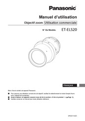 Panasonic ET-ELS20 Manuel D'utilisation