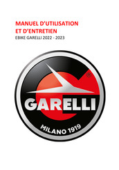 Garelli E-bike GR1 Manuel D'utilisation Et D'entretien