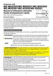 Maxell MC-WX5505 Guide D'empilement Rapide