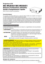 Maxell MC-WU8451 Guide D'empilement Rapide