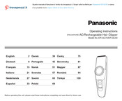 Panasonic ER-GC70 Mode D'emploi