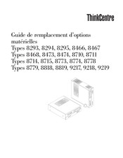 Lenovo ThinkCentre 8467 Instructions De Remplacement