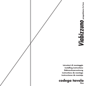 Viabizzuno codega tavolo Instructions De Montage