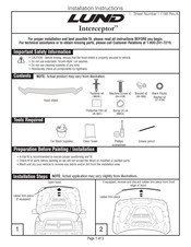 LUND Interceptor 18822 Instructions D'installation