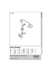 Grohe VITALIO SYSTEM 27 298 Mode D'emploi