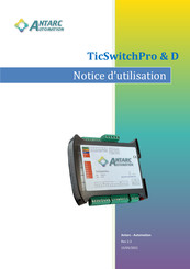 Antarc Automation TicSwitchPro D Notice D'utilisation