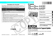 Canon PowerShot A430 Guide D'utilisation En Bref