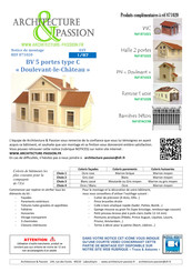 Architecture & Passion Doulevant-le-Chateau Notice De Montage