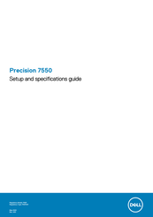 Dell Precision 7550 Guide De Configuration Et De Spécifications