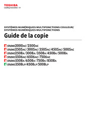 Toshiba e-STUDIO2508A Guide De La Copie