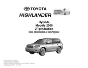 Toyota Highlander 2008 Guide D'intervention En Cas D'urgence