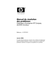HP Compaq dx2200 Guide De Résolution De Problèmes Matériel