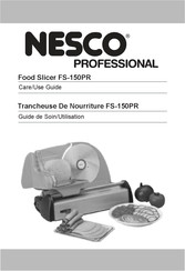 Nesco Professional FS-150PR Guide De Soin/Utilisation