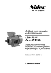 Nidec LEROY-SOMER FLSN 315 M Guide De Mise En Service Et De Maintenance