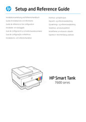 HP Smart Tank 7600 Série Guide De Référence Et De Configuration