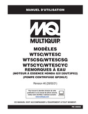 Multiquip WT5C Manuel D'utilisation