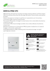 CP Electronics MWS1A-PRM-VFC Guide D'installation