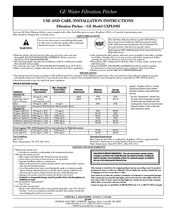 GE GXPL03H Instructions D'installation, Utilisation Et Entretien