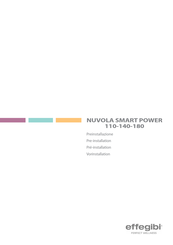 effegibi effe NUVOLA SMART POWER 140 Fiche Technique De Pre-Installation