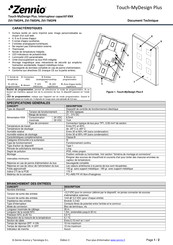 Zennio ZVI-TMDP4 Document Technique