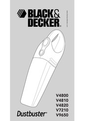 Black & Decker Dustbuster V9650 Mode D'emploi