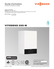 Viessmann Vitodens 200-W B2HE 120 Guide D'entretien