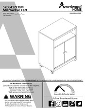 Ameriwood HOME 5206412COM Instructions D'assemblage