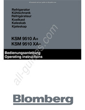 Blomberg KSM 9510 XA+ Notice D'utilisation