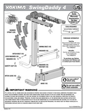 Yakima SwingDaddy 4 Instructions D'installation