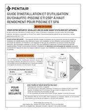 Pentair ETi 250 Guide D'installation Et D'utilisation
