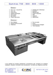 CAPIC 1000 Série Notice Utilisateur