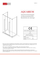 Calibe AQUARIUM Instructions De Montage