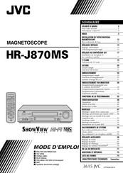 JVC HR-J870MS Mode D'emploi