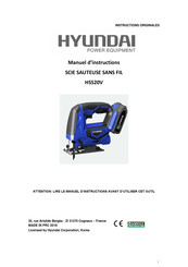 Hyundai HSS20V Manuel D'instructions