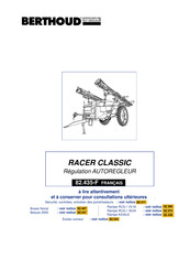 Berthoud Agricole RACER CLASSIC Serie Manuel D'instructions
