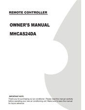 ECR International MHCAS24DA Manuel D'instructions