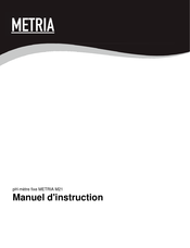 Metria PHMT-M21-001 Manuel D'instruction