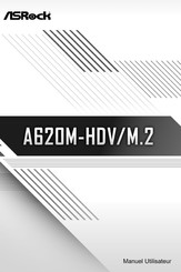 ASROCK A620M-HDV/M.2 Manuel Utilisateur