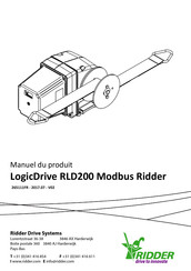 Ridder LogicDrive RLD200 Manuel Du Produit