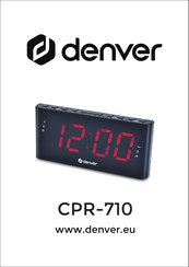 Denver CPR-710 Manuel D'instructions