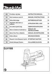 Makita DJV185 Manuel D'instructions