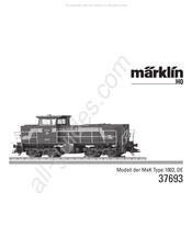 marklin 37693 Mode D'emploi