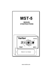Varifan MST-5 Manuel D'instructions